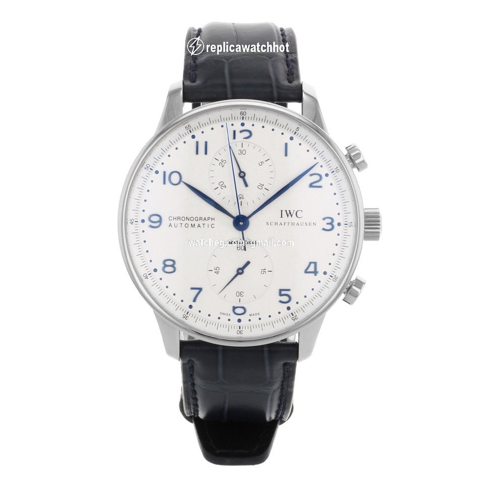 IWC Portuguese Chronograph Mens watch Unisex Automatic Steel IW371446 2