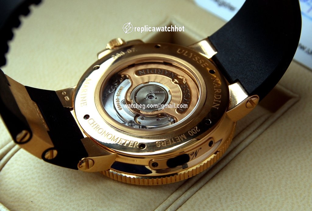 Ulysse Nardin Marine Chronometer Manufacture Mens watch Unisex Automatic Rose gold 1186-126-3 62 2