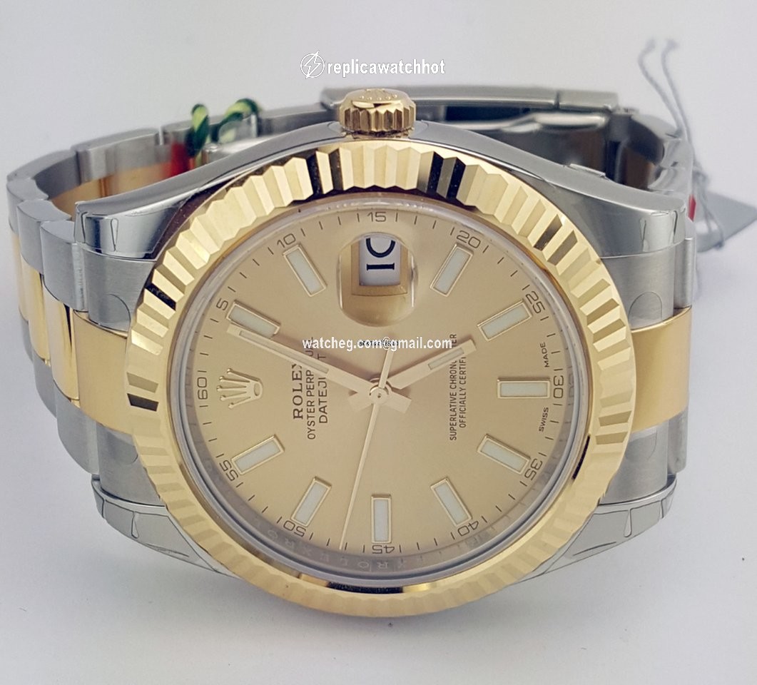 Rolex Datejust II Mens watch Unisex Gold Steel Automatic 116333 chio 2
