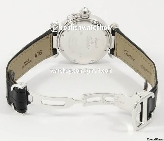 Cartier Pasha Mens watch Unisex Quartz White gold WJ11902G 2