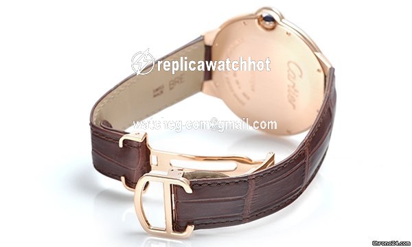 Cartier Ballon Bleu 44mm Mens watch Unisex Manual winding Rose gold W6920054 2