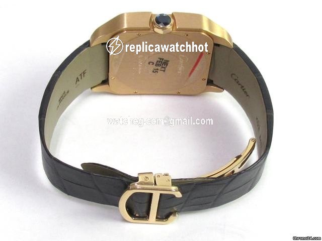 Cartier Santos Dumont Mens watch Unisex Manual winding Rose gold W2020068 2