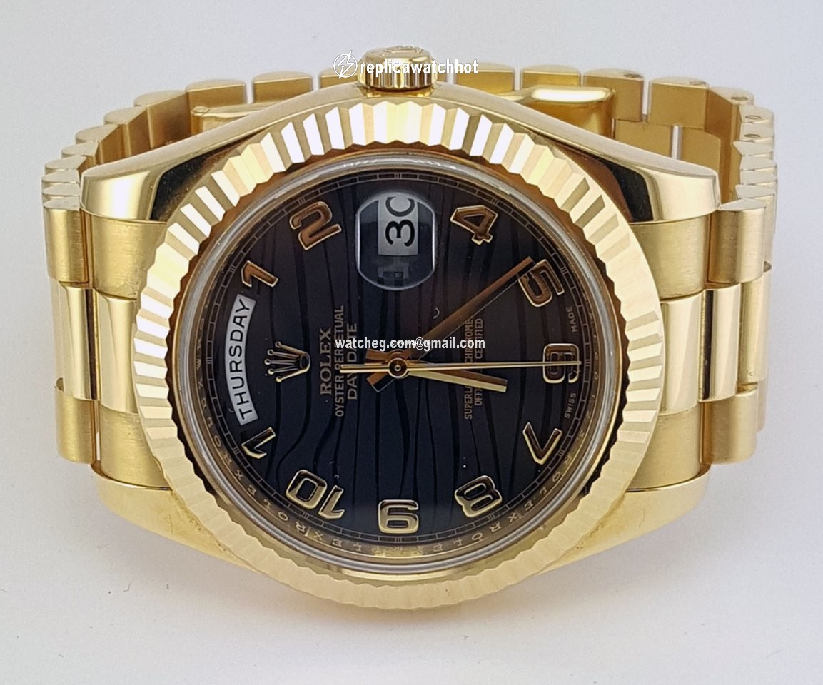 Rolex Day-Date II Mens watch Unisex Yellow gold Automatic 218238 bkwap 2