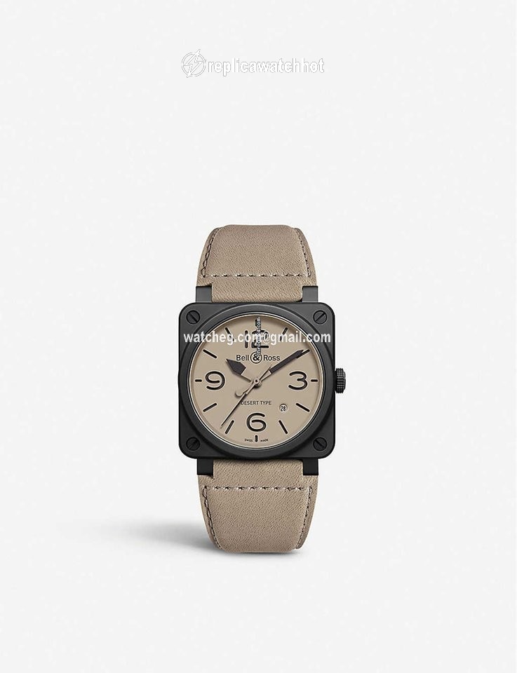Bell & Ross BR 03 Mens watch Unisex Automatic Ceramic BR0392-DESERT-CE 2