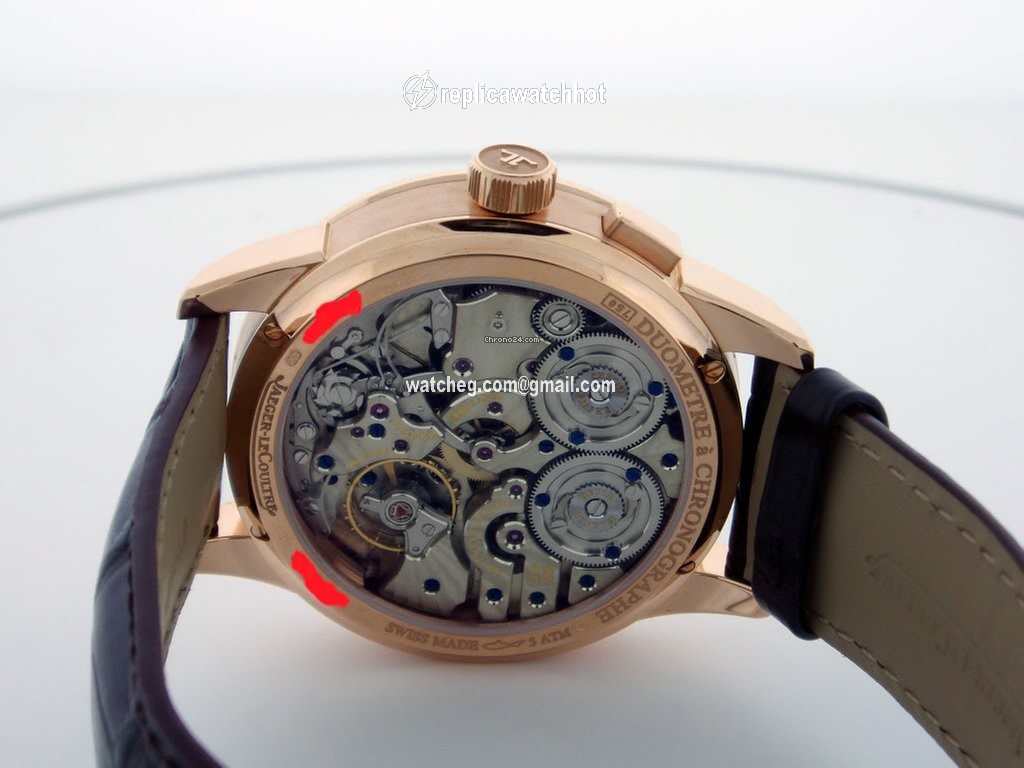 Jaeger-LeCoultre Duometre Mens watch Unisex Manual winding Rose gold 601.24.20 2