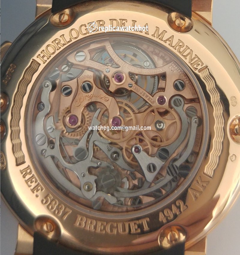 Breguet Marine Mens watch Unisex Manual winding Rose gold 5837BR 2