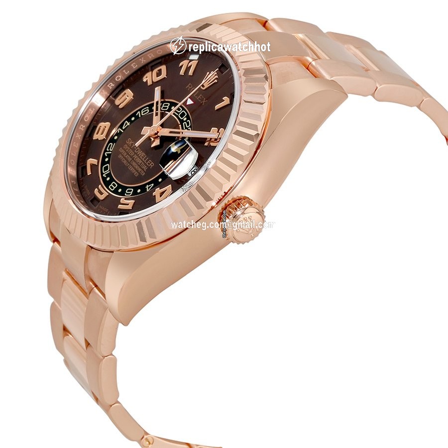 Rolex Sky-Dweller Mens watch Unisex Rose gold Automatic 326935 ch 2