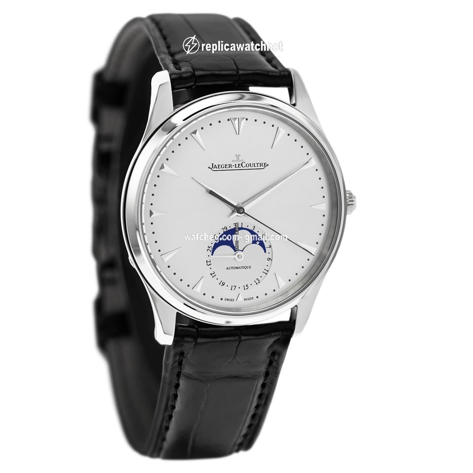 Jaeger-LeCoultre Master Ultra Thin Moon Mens watch Unisex Automatic Steel Q1368420 or 1368420 2