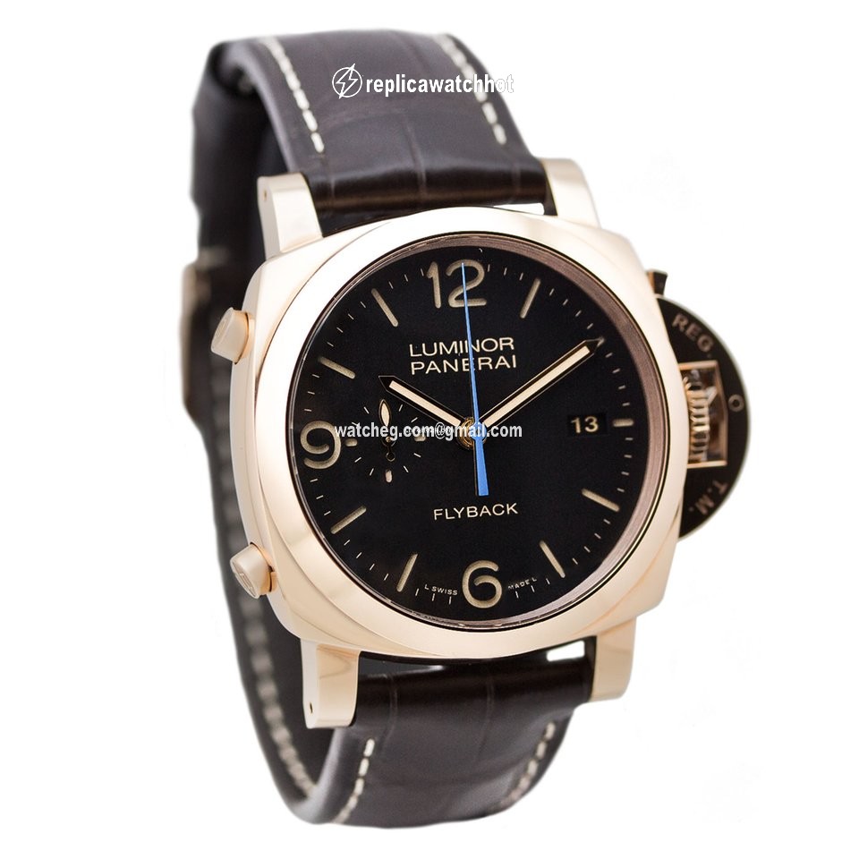 Panerai Luminor 1950 3 Days Chrono Flyback Mens watch Unisex Automatic Red gold PAM00525 or PAM525 2