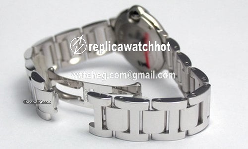Cartier Ballon Bleu 28mm Womens watch Quartz White gold WE9003Z3 2