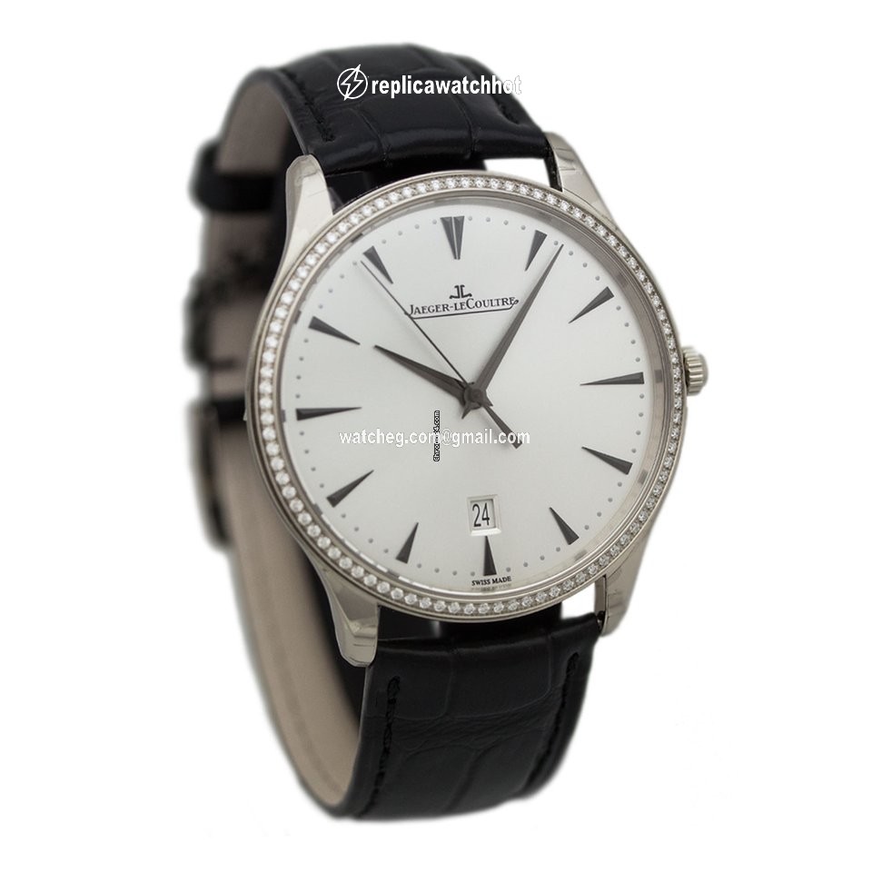 Jaeger-LeCoultre Master Ultra Thin Date Mens watch Unisex Automatic White gold Q1283501 or 1283501 2