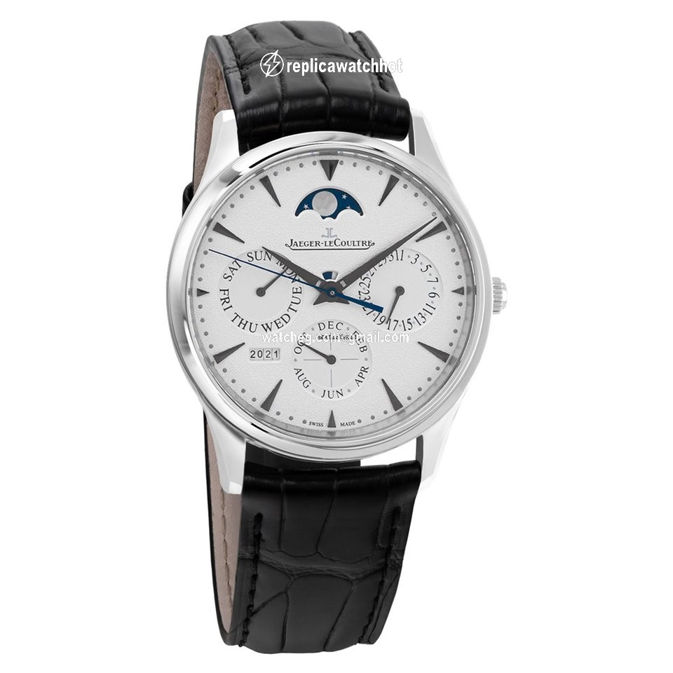 Jaeger-LeCoultre Master Ultra Thin Perpetual Mens watch Unisex Automatic White gold Q1303520 or 1303520 2