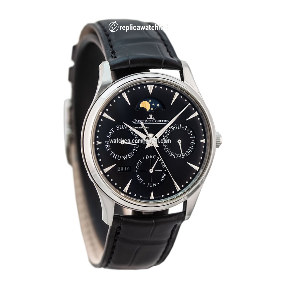 Jaeger-LeCoultre Master Ultra Thin Perpetual Mens watch Unisex Automatic Steel Q1308470 or 1308470 2