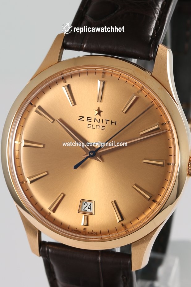 Zenith Captain Central Second Mens watch Unisex Automatic Rose gold 18.2020.670 2