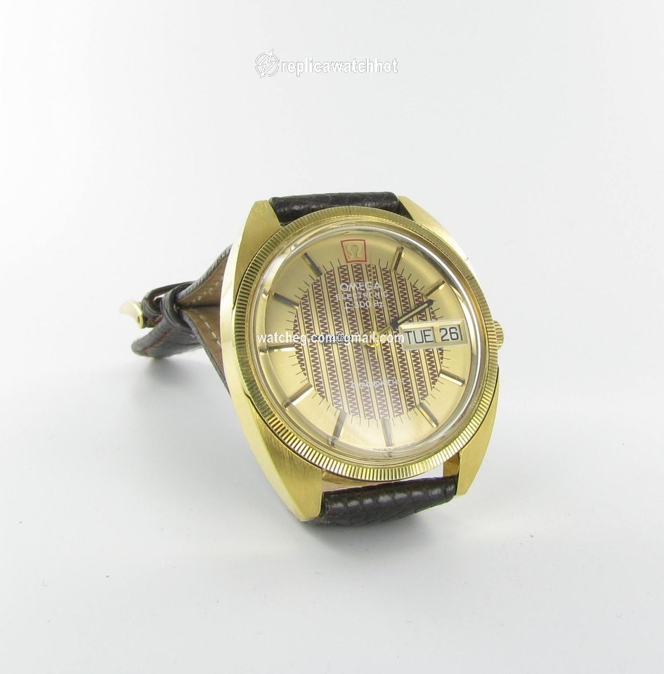 Omega Mens watch Unisex Quartz Gold Steel 1980045 2
