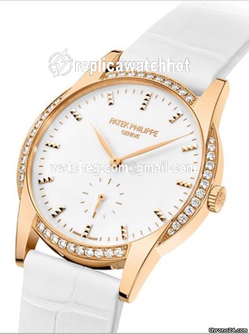 Patek Philippe Calatrava Womens watch Manual winding Rose gold 7122-200R-001 2