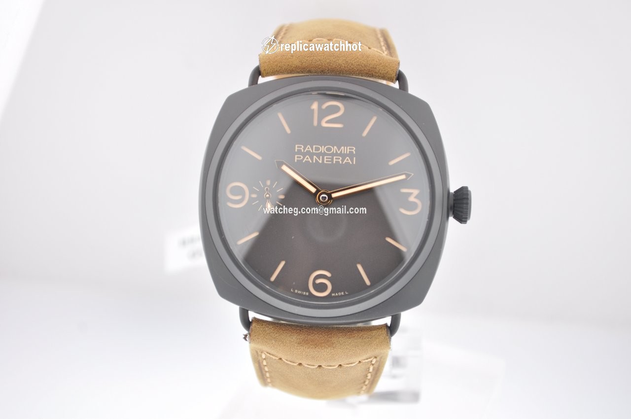 Panerai Radiomir 3 Days 47mm Mens watch Unisex Manual winding Ceramic PAM00504 2