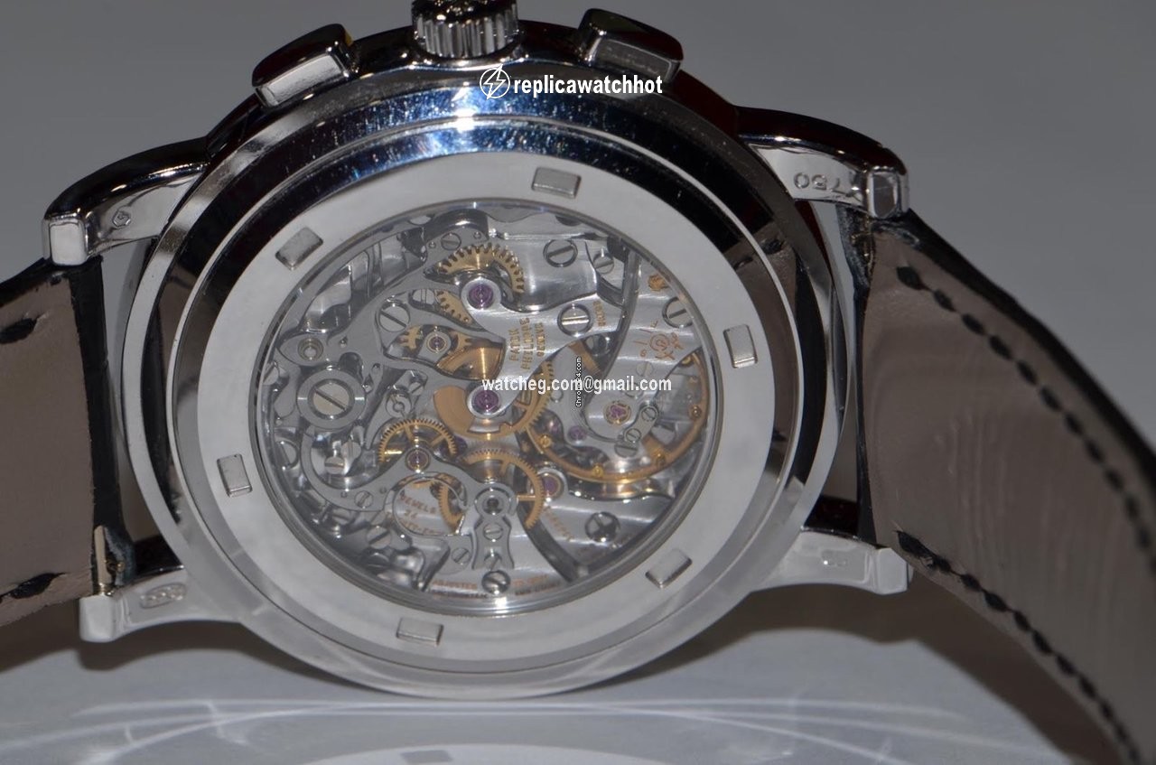 Patek Philippe Chronograph Mens watch Unisex Automatic White gold 5070G 2