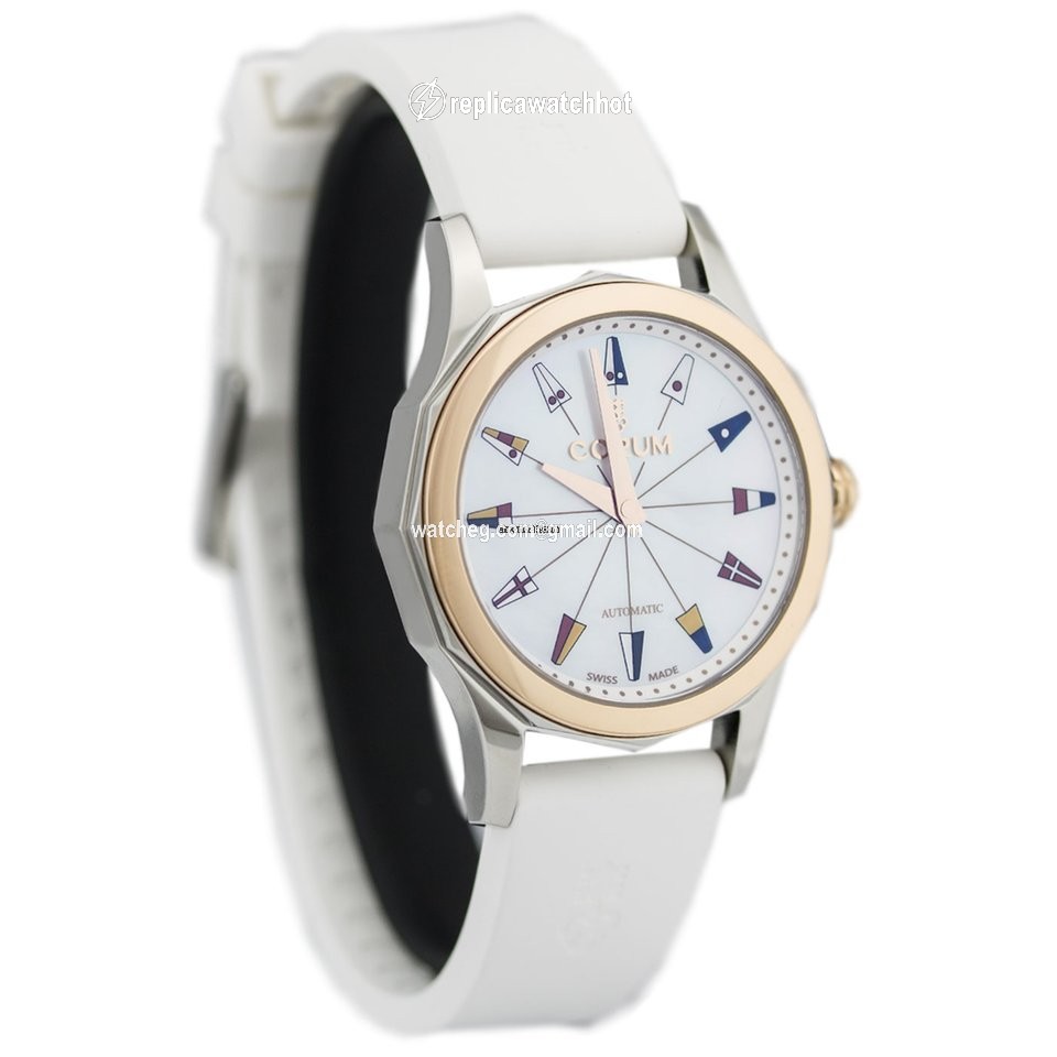 Corum Admirals Cup Womens watch Automatic Steel A400 02974 - 400.100.24 0379 PN13 2