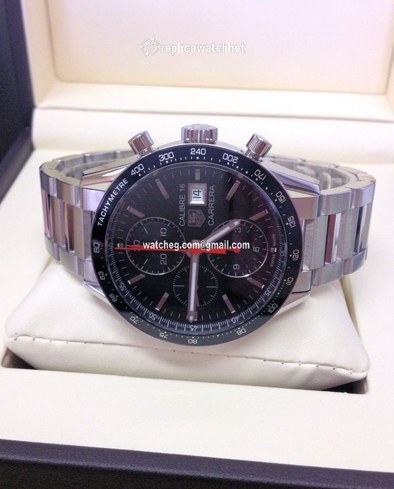 TAG Heuer Carrera Calibre 16 Mens watch Unisex Automatic Steel CV201AK 2