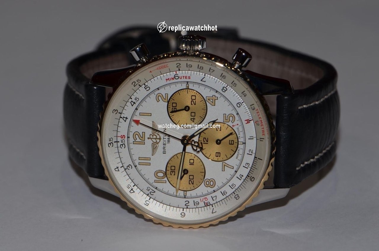 Breitling Navitimer Mens watch Unisex Automatic Gold Steel D30022 2