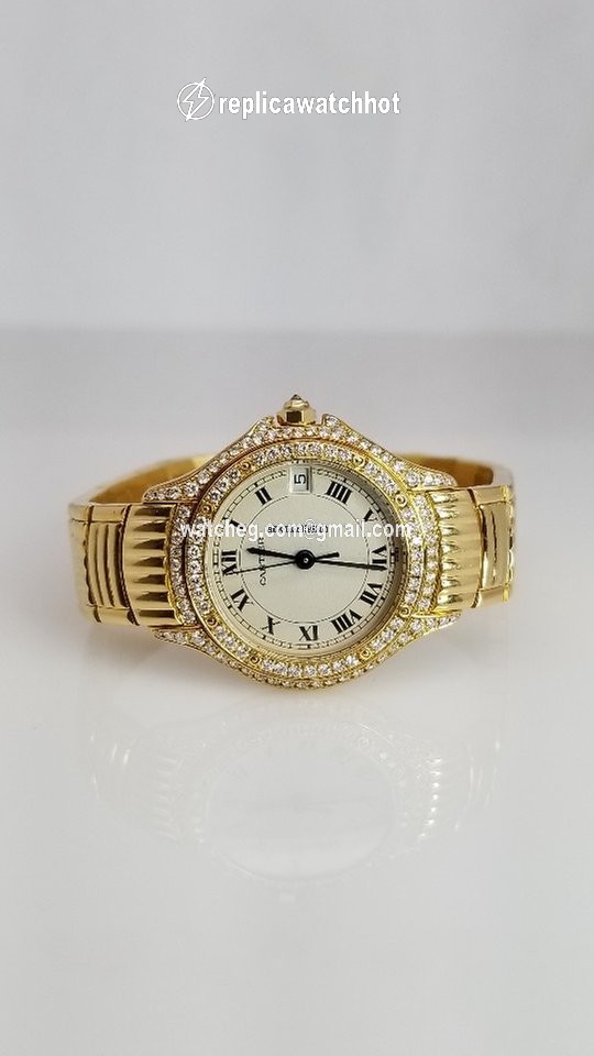 Cartier Cougar Womens watch Quartz Yellow gold 16413 2