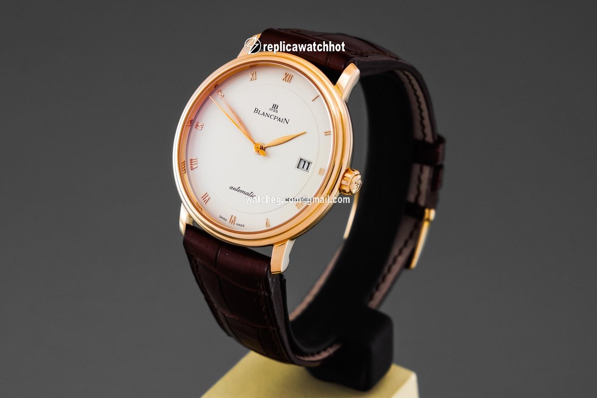 Blancpain Villeret Ultra-Slim Mens watch Unisex Automatic Rose gold 6223-3642-55 2