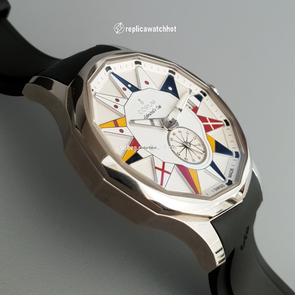 Corum Admirals Cup Legend 42 Mens watch Unisex Automatic Steel 395.101.20 F371.AA12 2