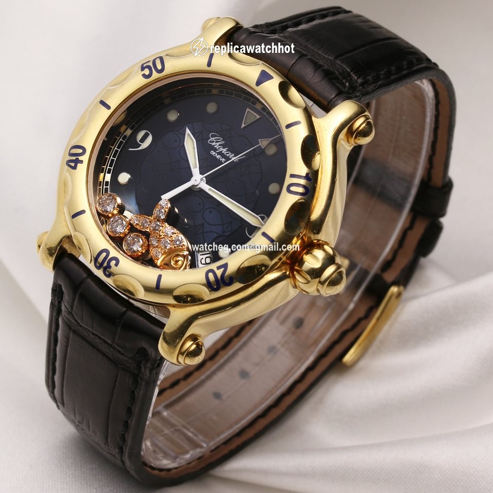 Chopard Happy Sport Womens watch Quartz Yellow gold 28 3528 2