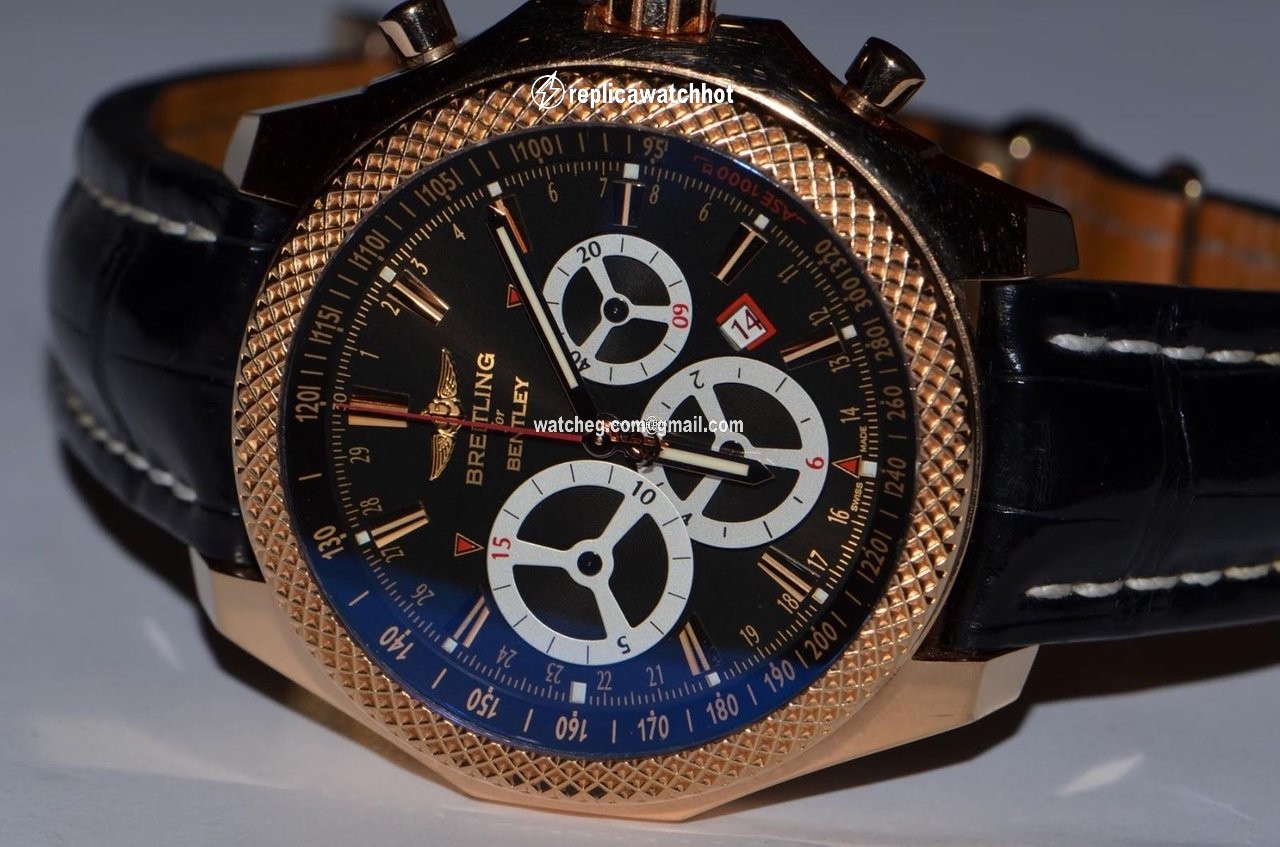 Breitling Bentley Barnato Mens watch Unisex Automatic Rose gold R25366 2