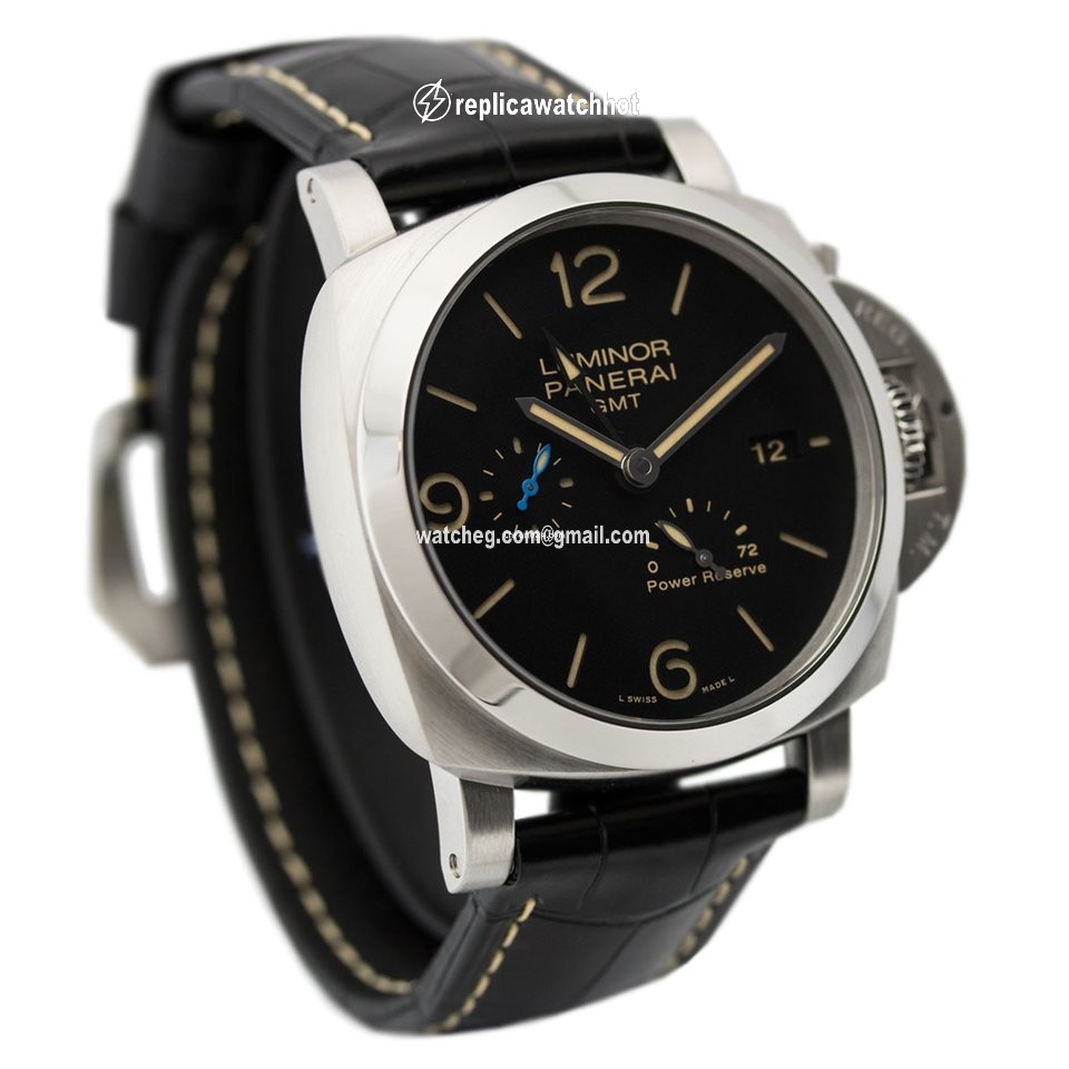 Panerai Luminor 1950 3 Days GMT Power Reserve Automatic Mens watch Unisex Automatic Steel PAM01321 or PAM1321 2