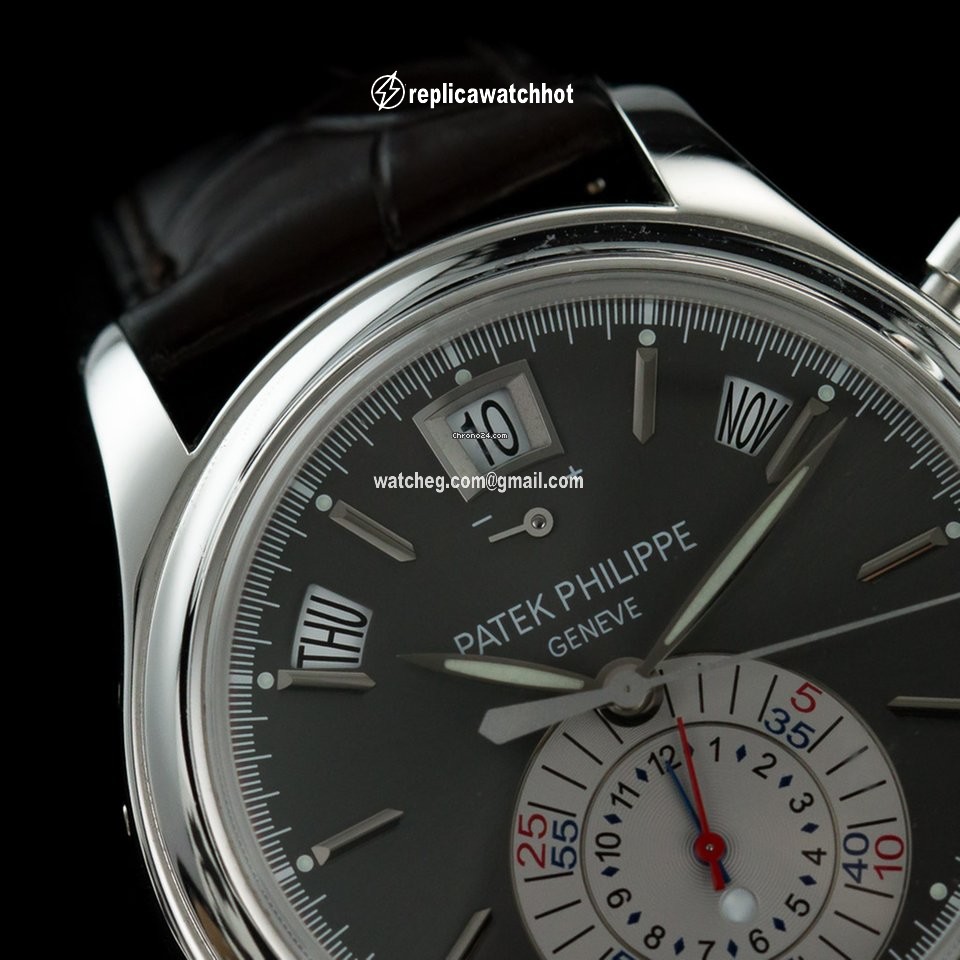 Patek Philippe Annual Calendar Chronograph Mens watch Unisex Automatic Platinum 5960P 2