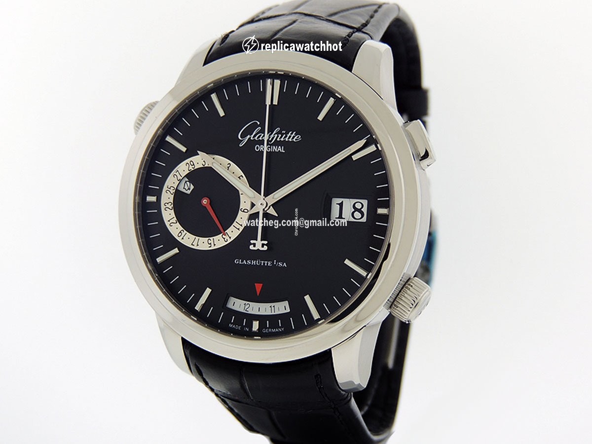 Glashtte Original Senator Diary Mens watch Unisex Automatic Steel 100-13-04-04-04 2