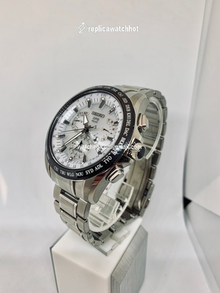 Seiko Astron GPS Solar Chronograph Mens watch Unisex Automatic Titanium SSE047J1 2