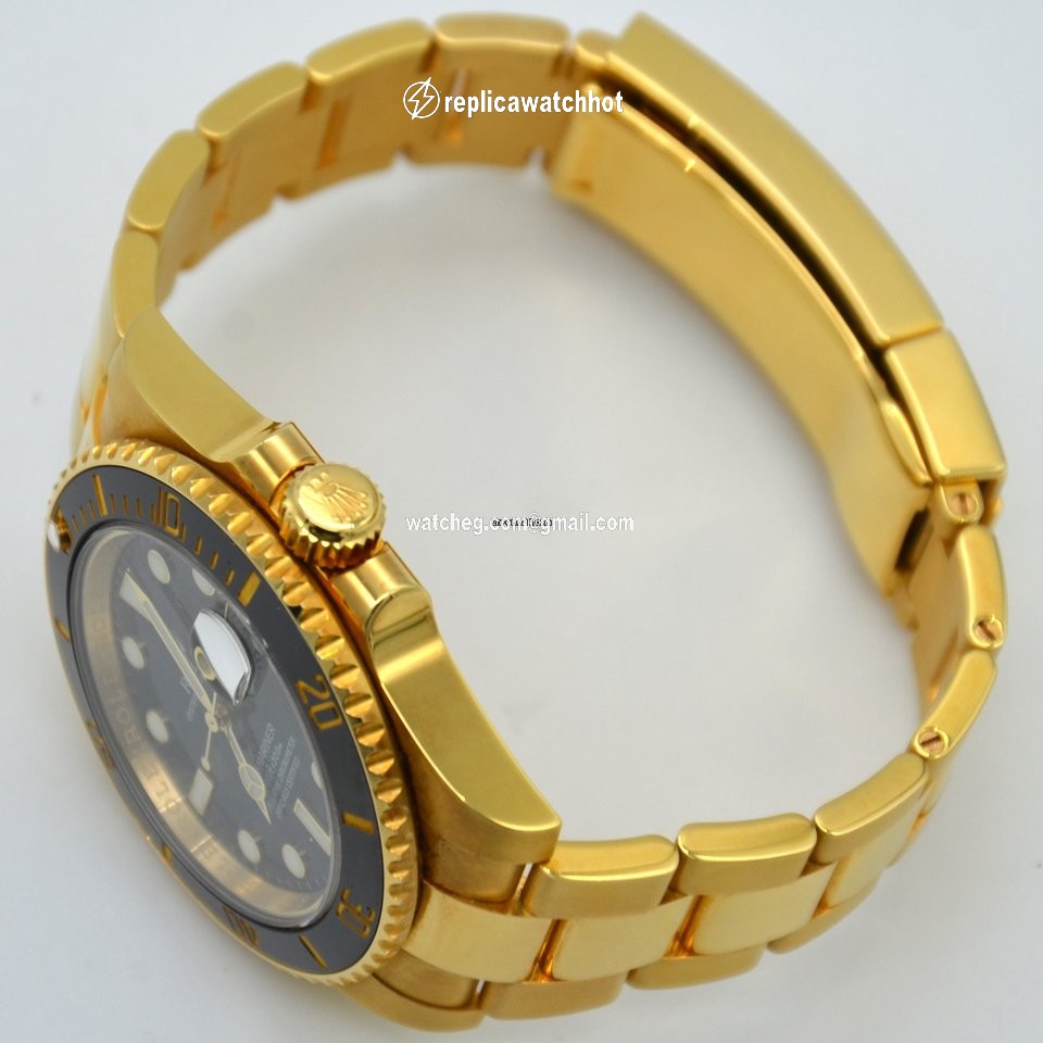 Rolex Submariner Date Mens watch Unisex Yellow gold Automatic 116618 2