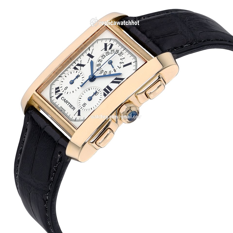 Cartier Tank Francaise Mens watch Unisex Quartz Yellow gold W5000556 2
