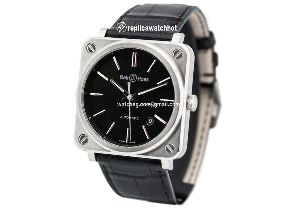 Bell & Ross BR S Mens watch Unisex Automatic Steel BRS92-BLC-ST SCR 2