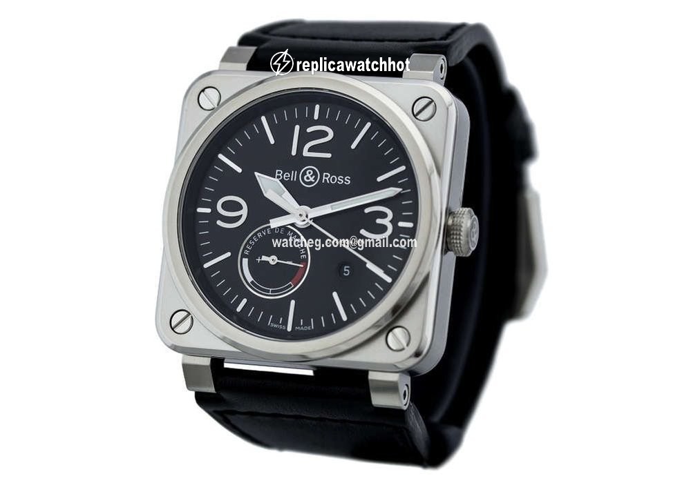 Bell & Ross BR 03-97 Reserve de Marche Mens watch Unisex Automatic Steel BR0397-BL-SI SCA 2