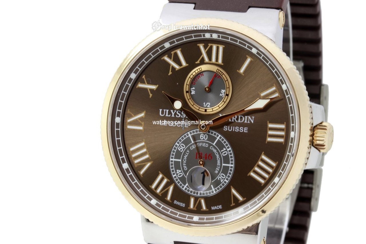 Ulysse Nardin Marine Chronometer 43mm Mens watch Unisex Automatic Gold Steel 265-67 2