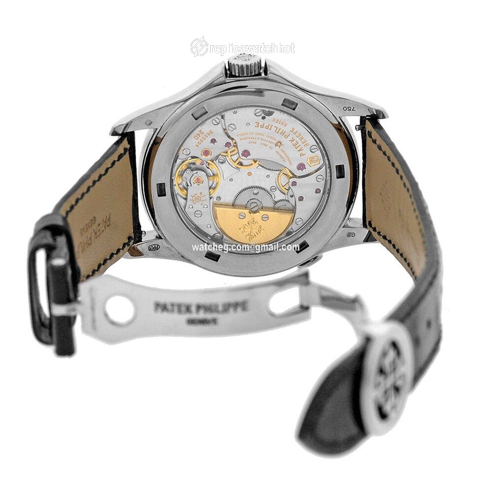 Patek Philippe World Time Mens watch Unisex Automatic White gold 5130-G 2