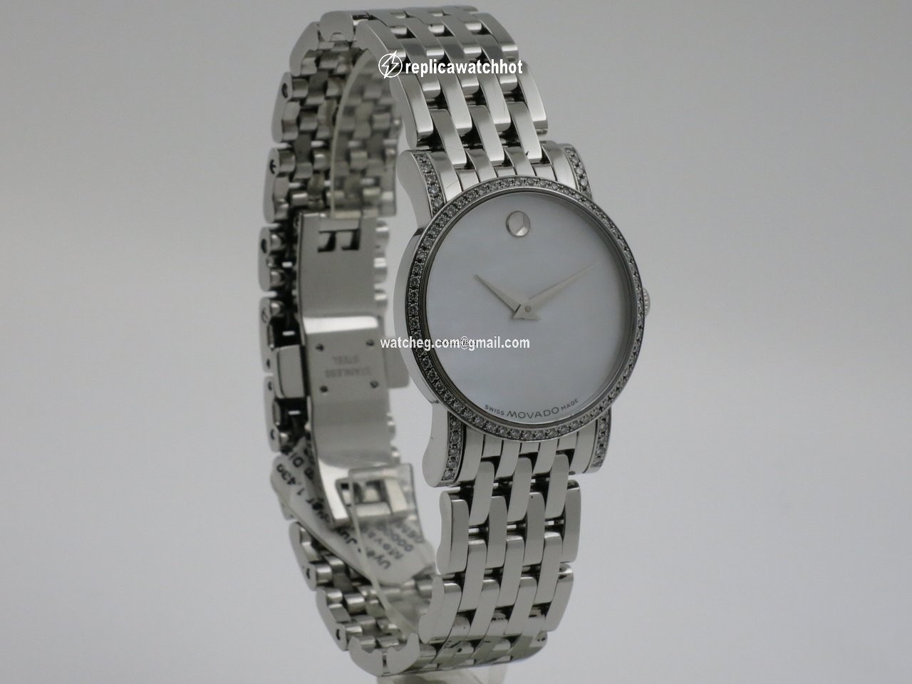 Movado Museum Womens watch Automatic Steel 84 N8 1870S 2