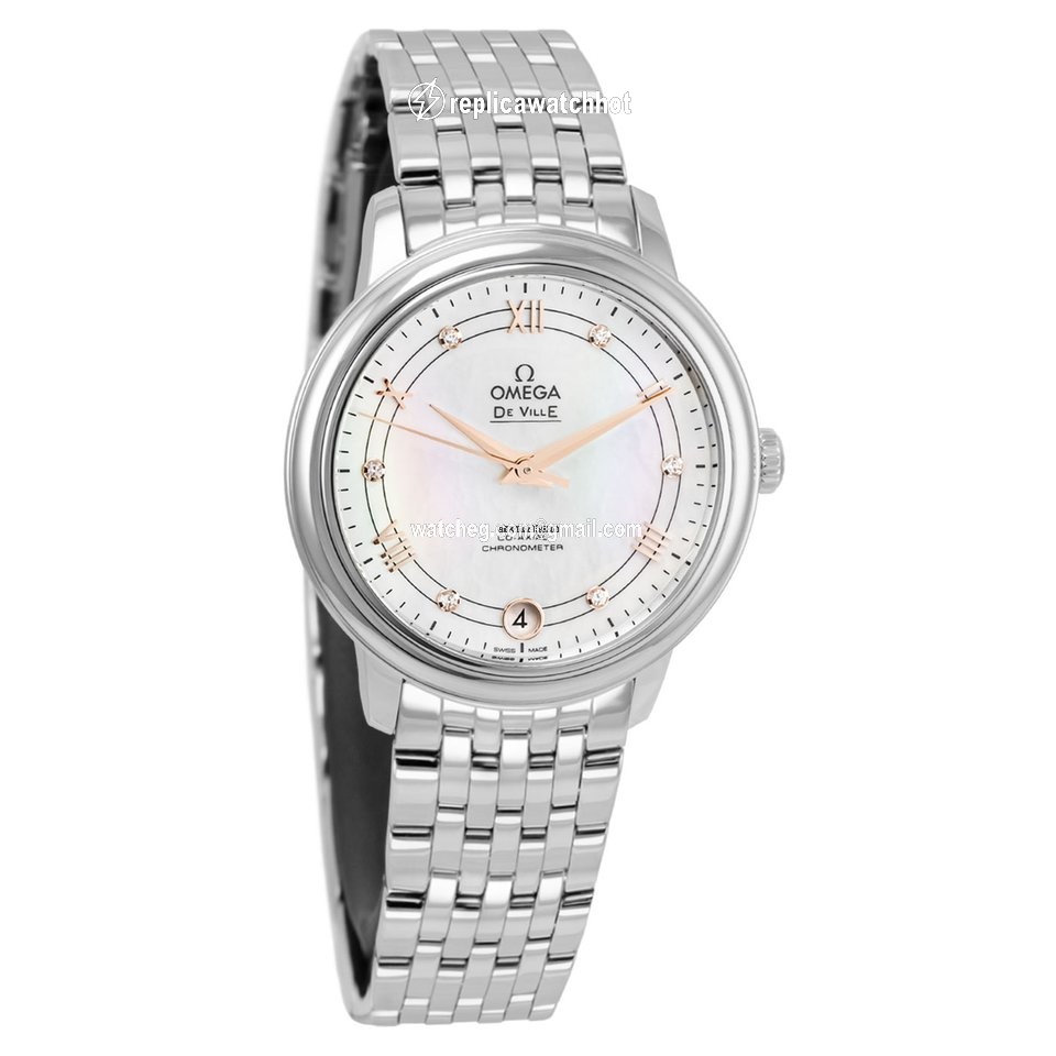 Omega De Ville Prestige Womens watch Automatic Steel 424.10.33.20.55.002 2