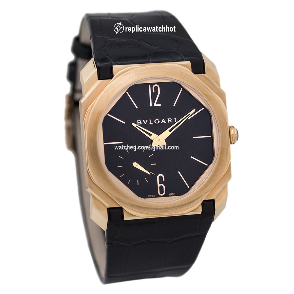 Bulgari Octo Mens watch Unisex Manual winding Rose gold 102371 BGOP40BGLXT 2