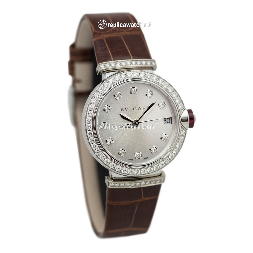 Bulgari Lucea Womens watch Automatic White gold 102645 LUW33C6GDDLD 11.A 2