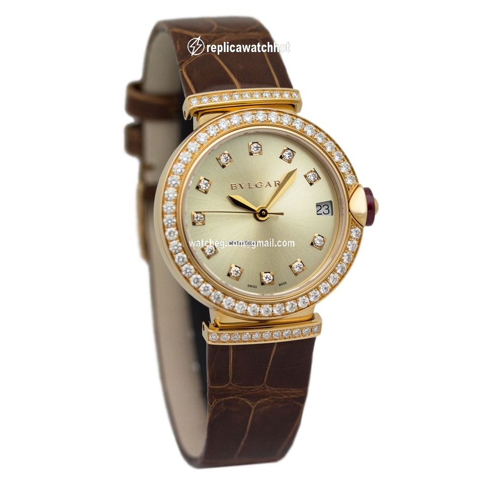Bulgari Lucea Womens watch Automatic Rose gold 102646 LUP33C6GDLD 11.A 2