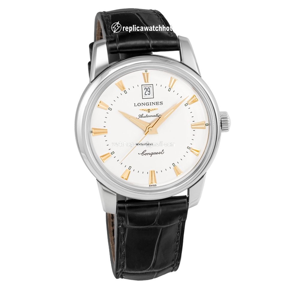 Longines Conquest Heritage Mens watch Unisex Automatic Steel L1.645.4.75.4 2