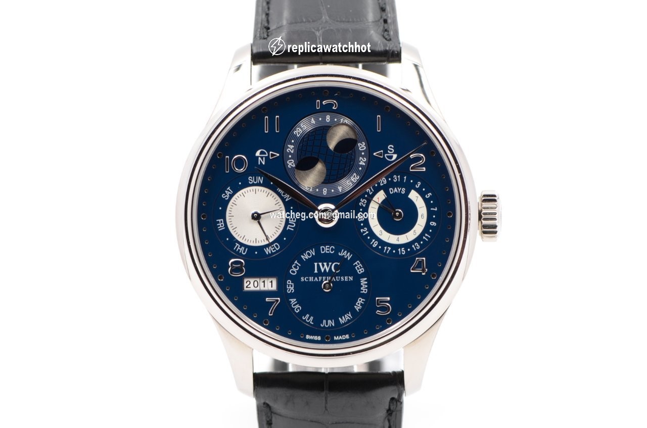 IWC Portuguese Perpetual Calendar Mens watch Unisex Automatic White gold IW502121 2