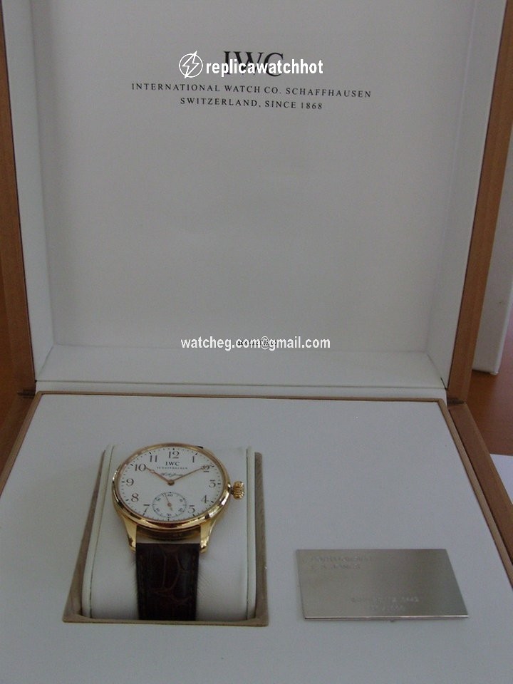 IWC Portuguese Hand-Wound Manual winding Red gold IW5442-01 2