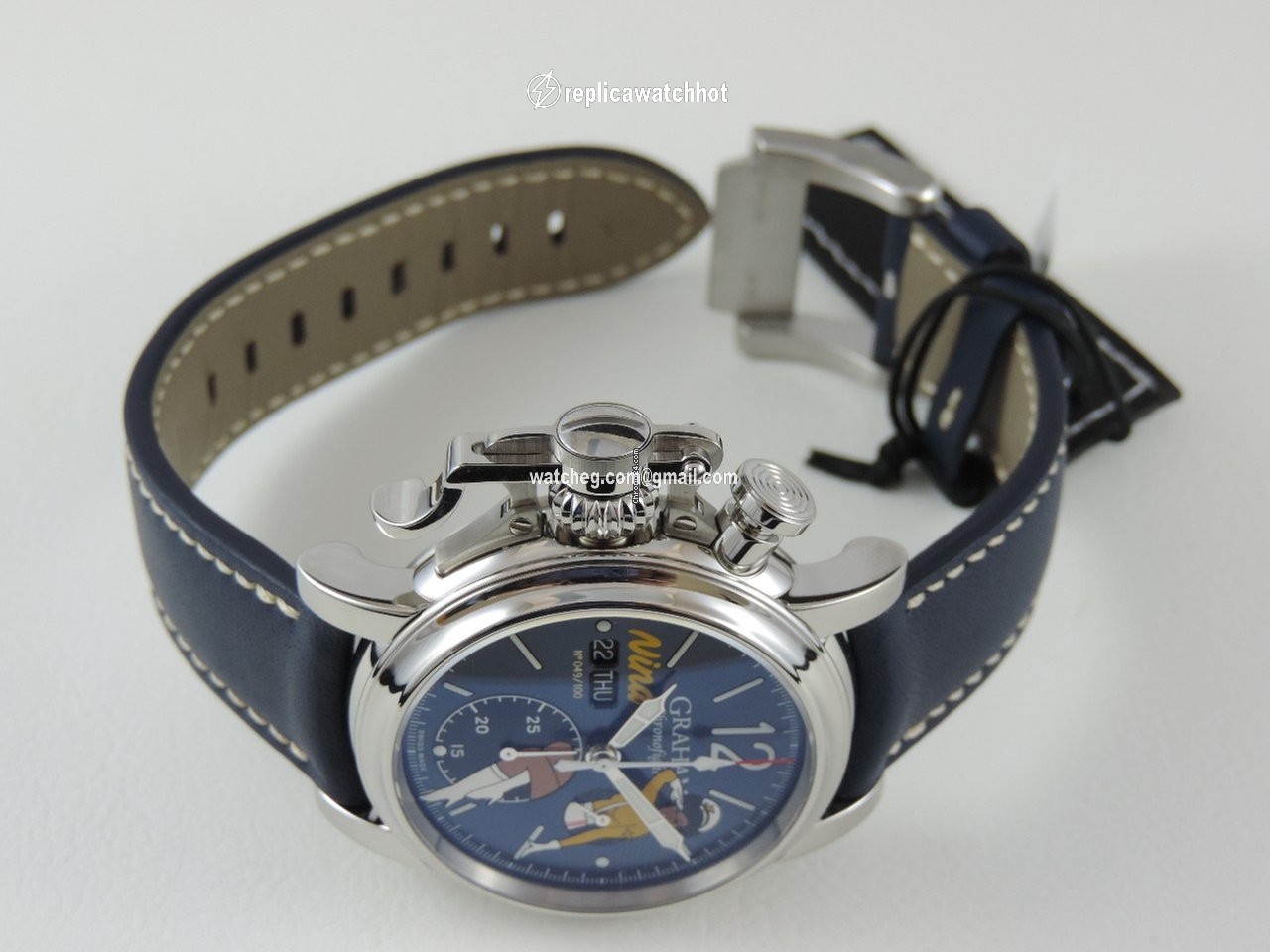 Graham Chronofighter Mens watch Unisex Automatic Steel 2CVAS.U04A.L129S 2
