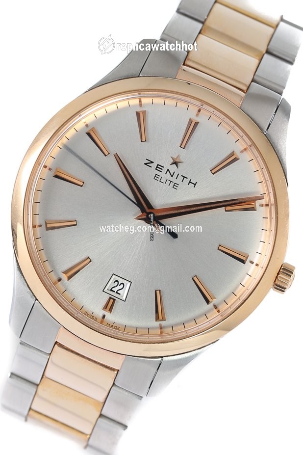 Zenith Captain Central Second Mens watch Unisex Automatic Gold Steel 51.2020.670 01.M2020 2